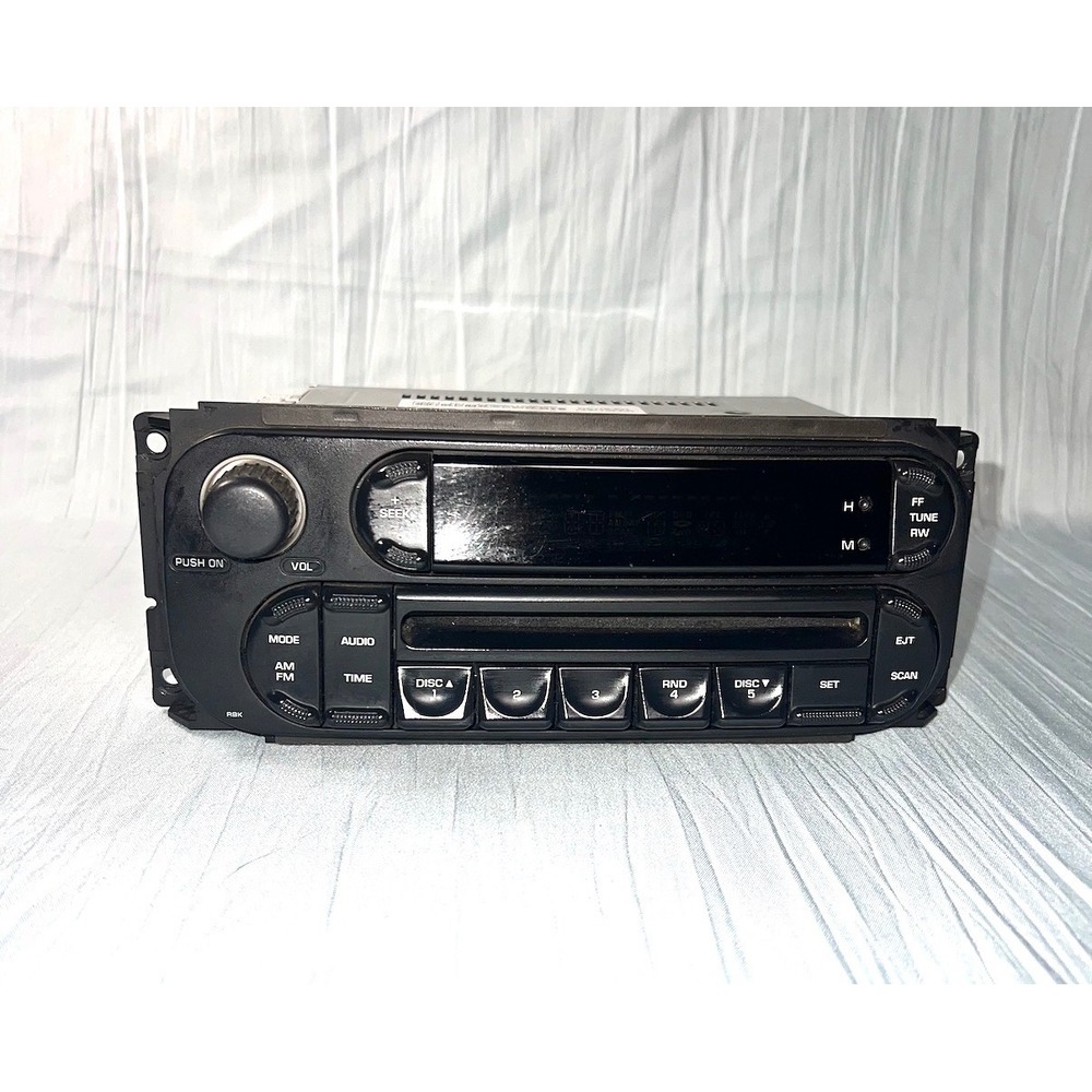 Daimler Chrysler RBK CD AM FM Radio Head Unit P05091506AD Jeep Dodge UNTESTED